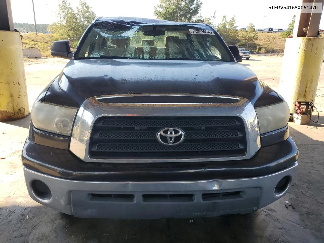 2008 Toyota Tundra Double Cab VIN: 5TFRV54158X061470 Lot: 74933694