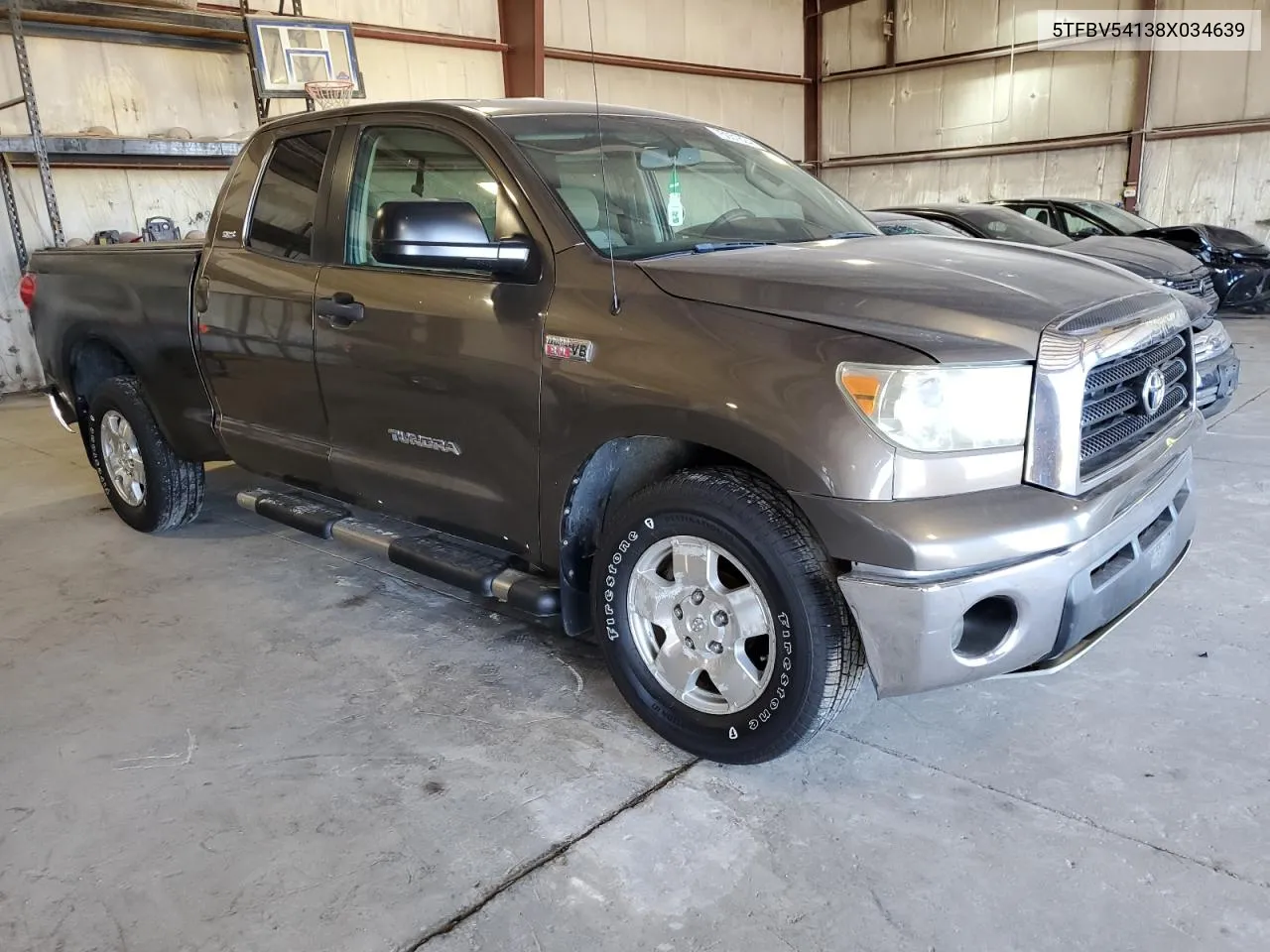 2008 Toyota Tundra Double Cab VIN: 5TFBV54138X034639 Lot: 75051824