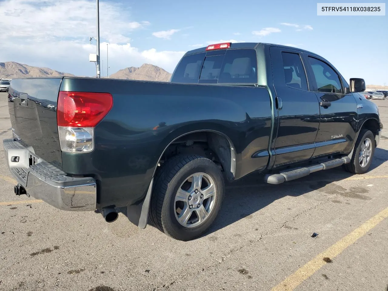 2008 Toyota Tundra Double Cab VIN: 5TFRV54118X038235 Lot: 75103954