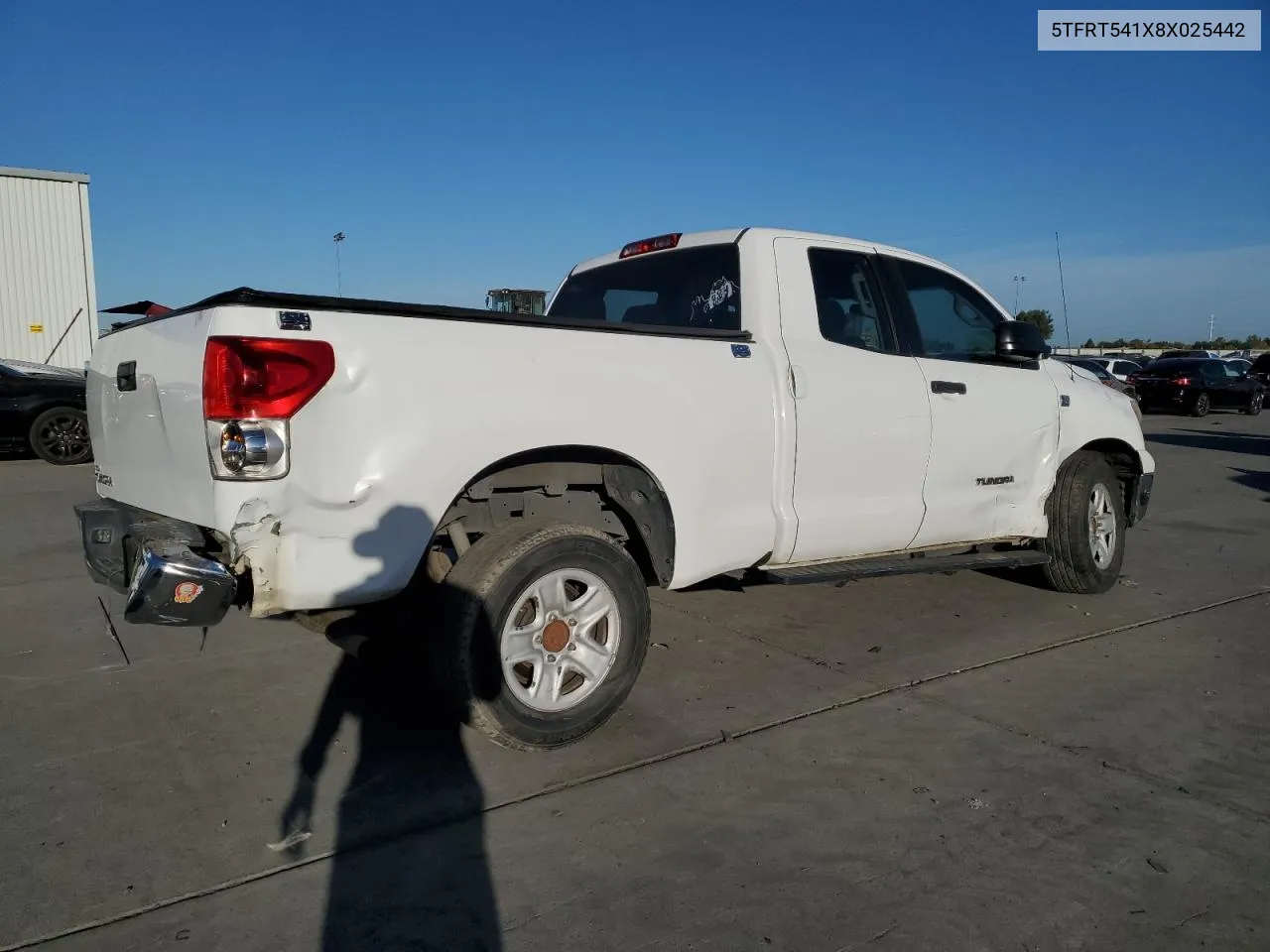 5TFRT541X8X025442 2008 Toyota Tundra Double Cab