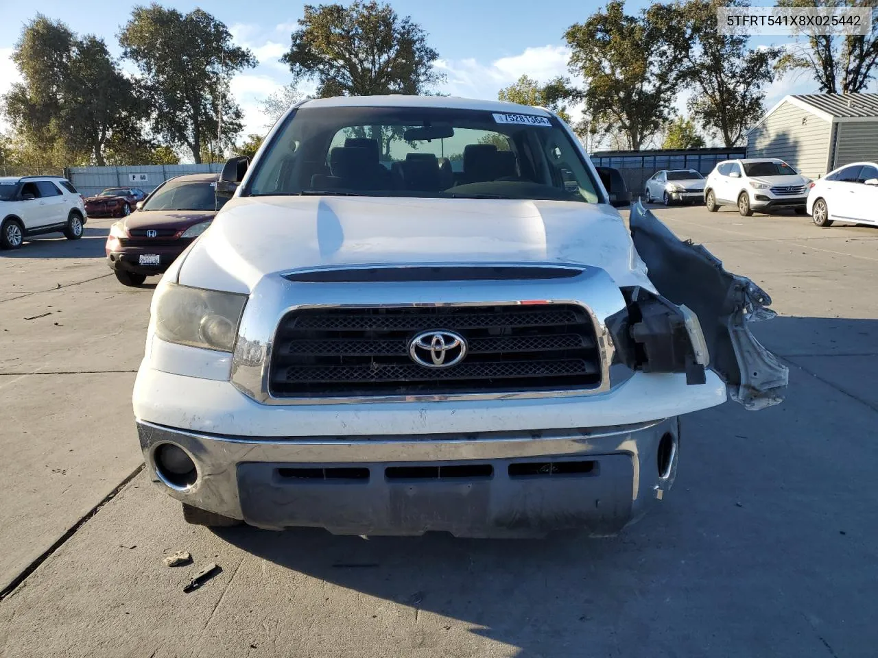 5TFRT541X8X025442 2008 Toyota Tundra Double Cab