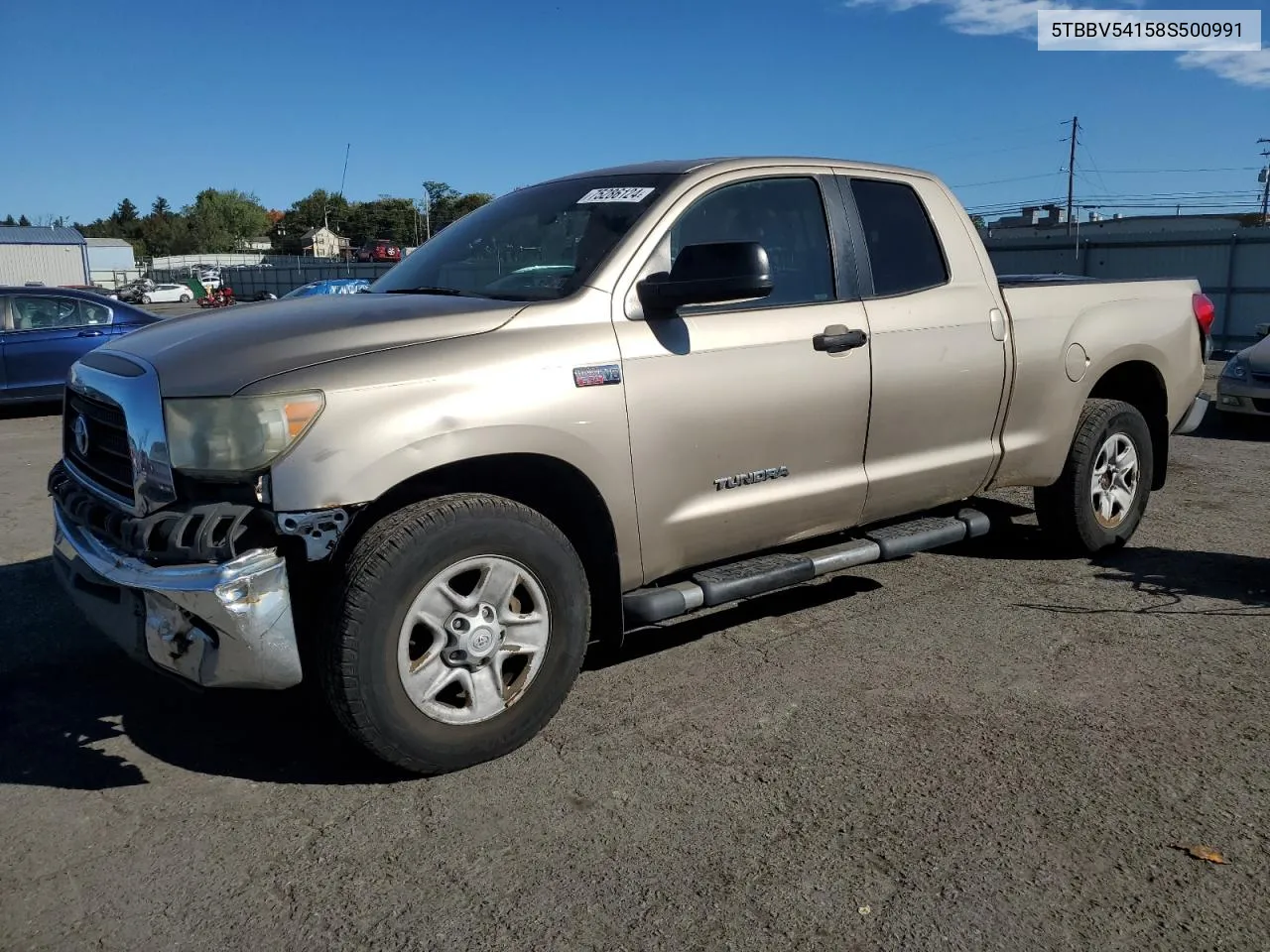 5TBBV54158S500991 2008 Toyota Tundra Double Cab