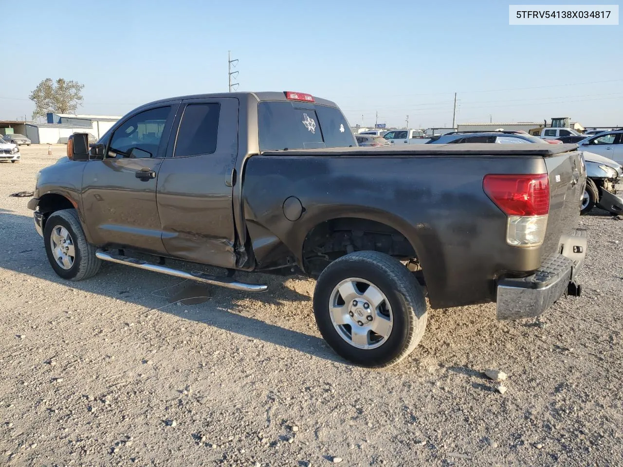 5TFRV54138X034817 2008 Toyota Tundra Double Cab