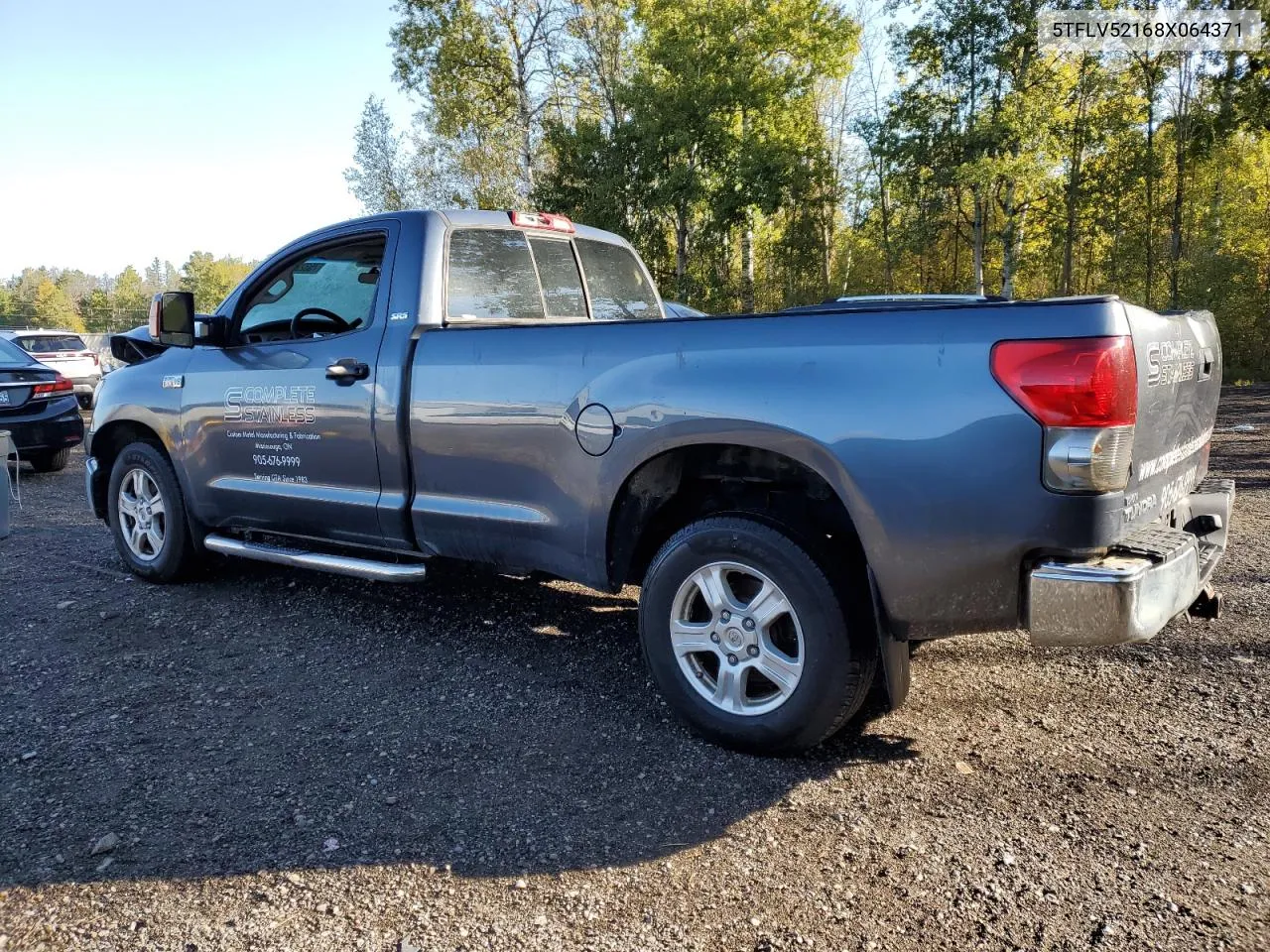 2008 Toyota Tundra VIN: 5TFLV52168X064371 Lot: 75322774