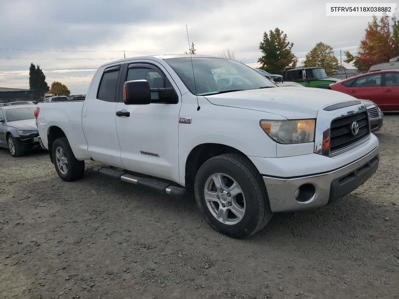 2008 Toyota Tundra Double Cab VIN: 5TFRV54118X038882 Lot: 75482674