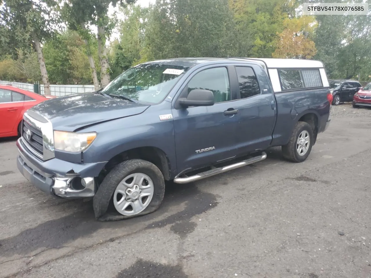 2008 Toyota Tundra Double Cab VIN: 5TFBV54178X076585 Lot: 75499304