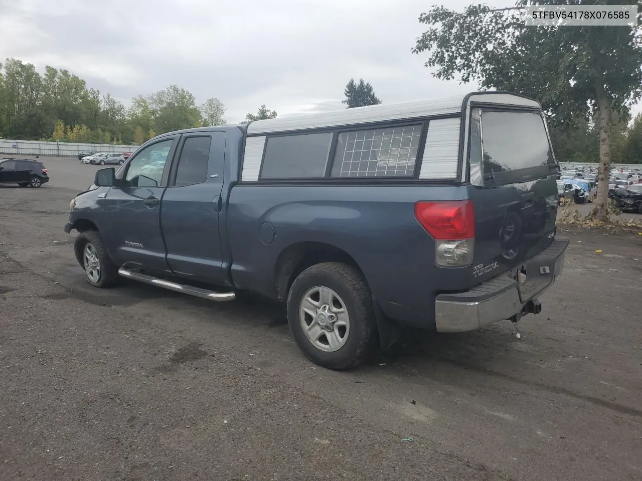 2008 Toyota Tundra Double Cab VIN: 5TFBV54178X076585 Lot: 75499304