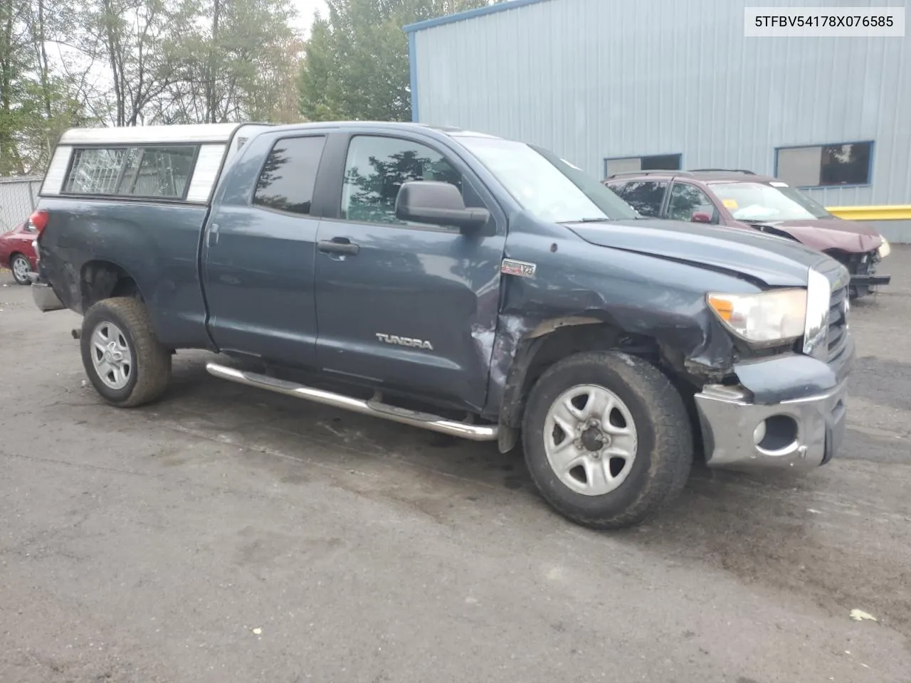 2008 Toyota Tundra Double Cab VIN: 5TFBV54178X076585 Lot: 75499304