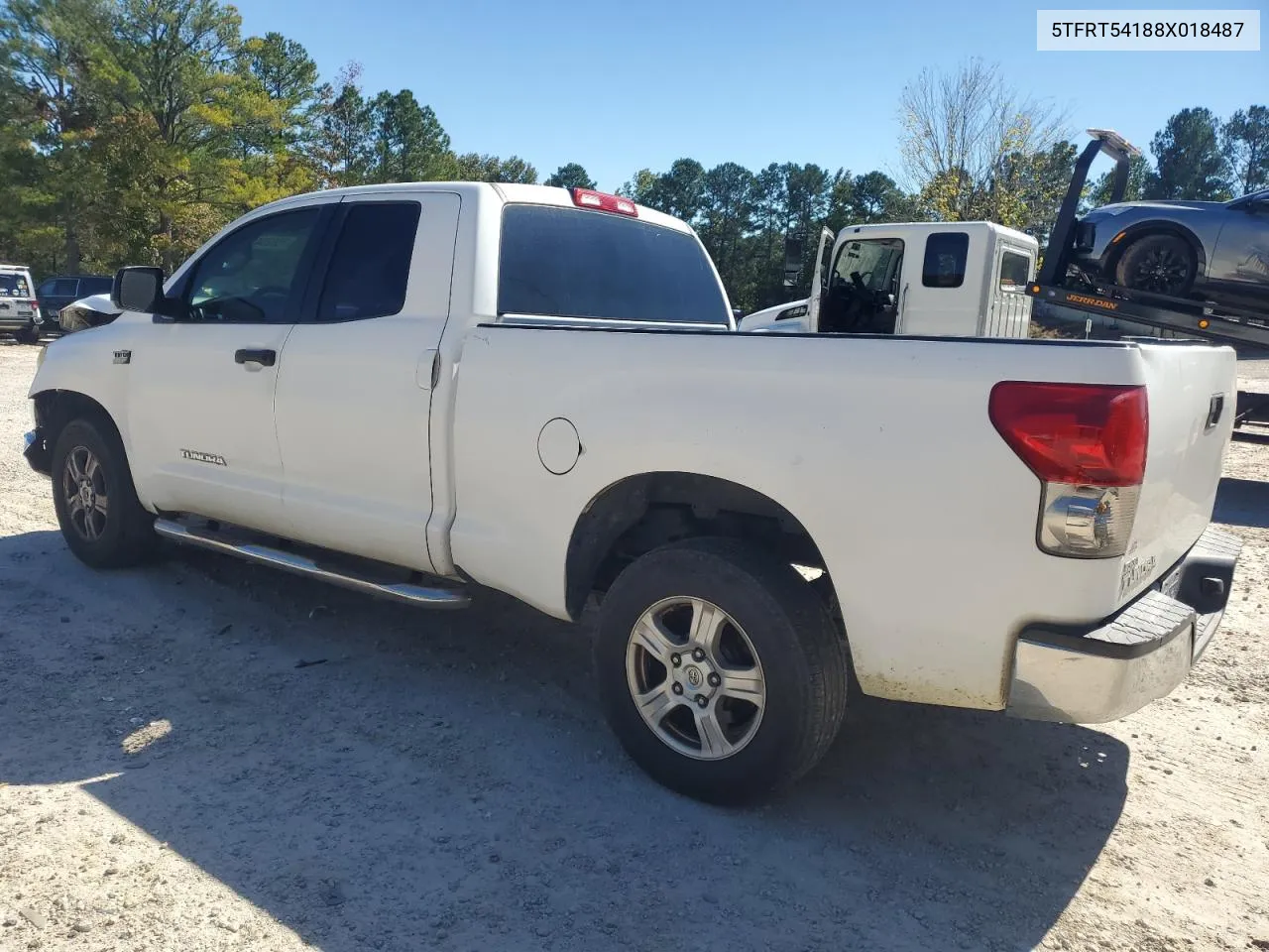 2008 Toyota Tundra Double Cab VIN: 5TFRT54188X018487 Lot: 75629464