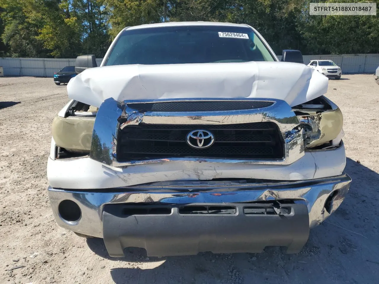 2008 Toyota Tundra Double Cab VIN: 5TFRT54188X018487 Lot: 75629464