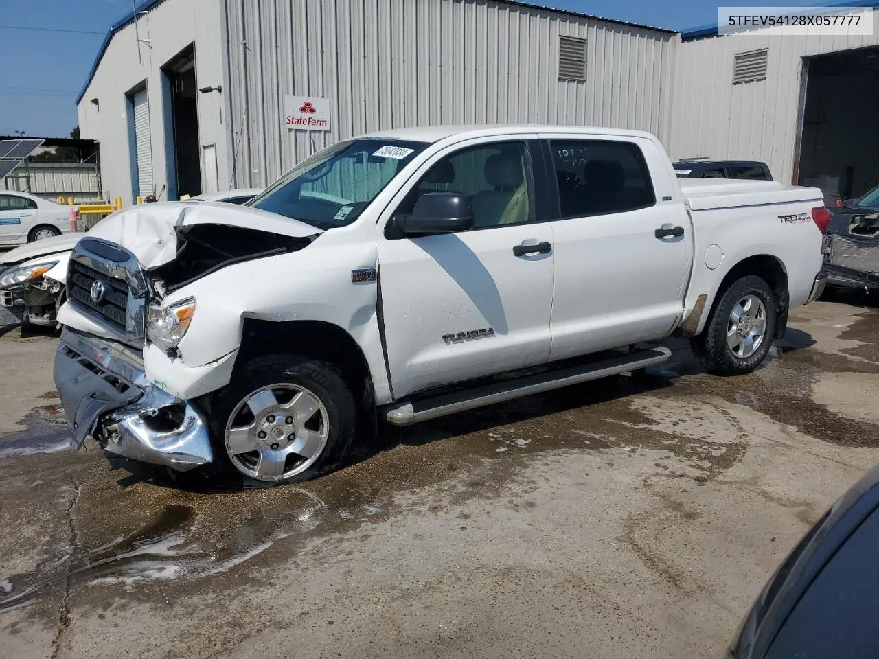 2008 Toyota Tundra Crewmax VIN: 5TFEV54128X057777 Lot: 75642834