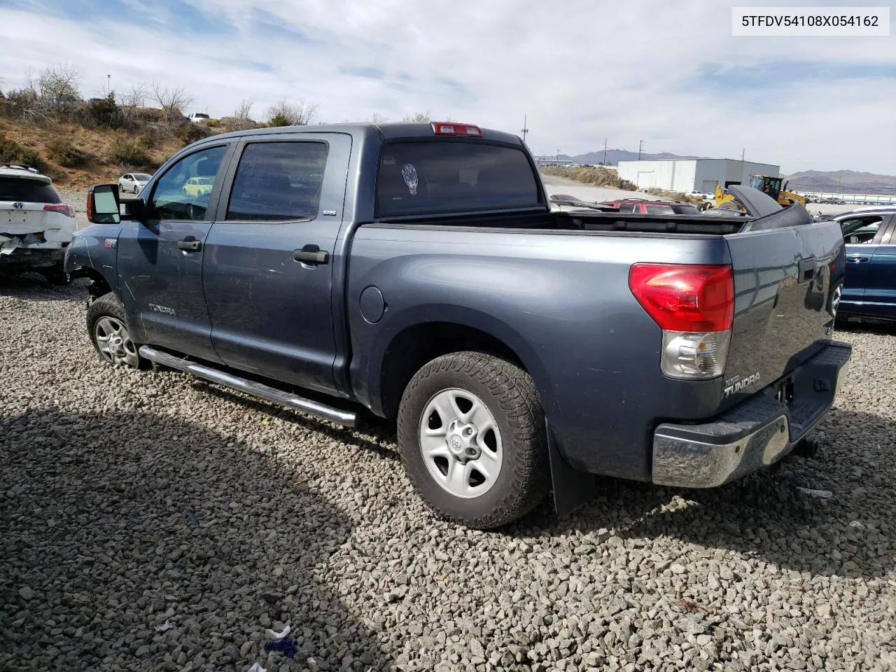 2008 Toyota Tundra Crewmax VIN: 5TFDV54108X054162 Lot: 75763864