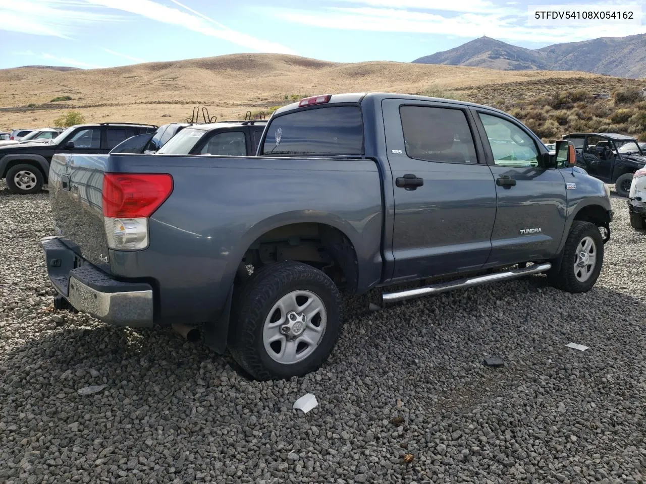 2008 Toyota Tundra Crewmax VIN: 5TFDV54108X054162 Lot: 75763864