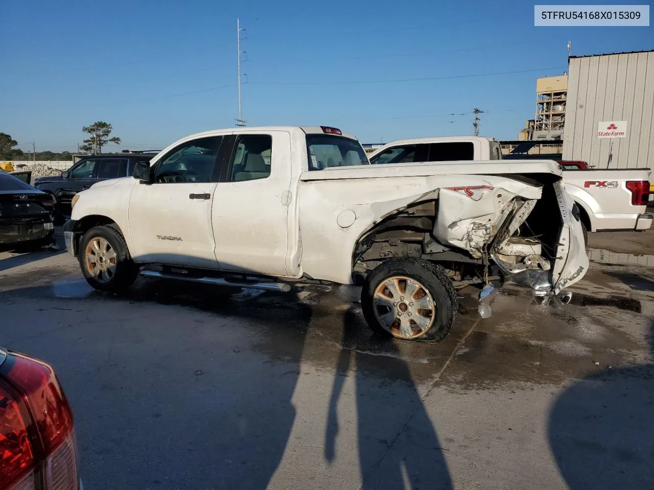 2008 Toyota Tundra Double Cab VIN: 5TFRU54168X015309 Lot: 76064304