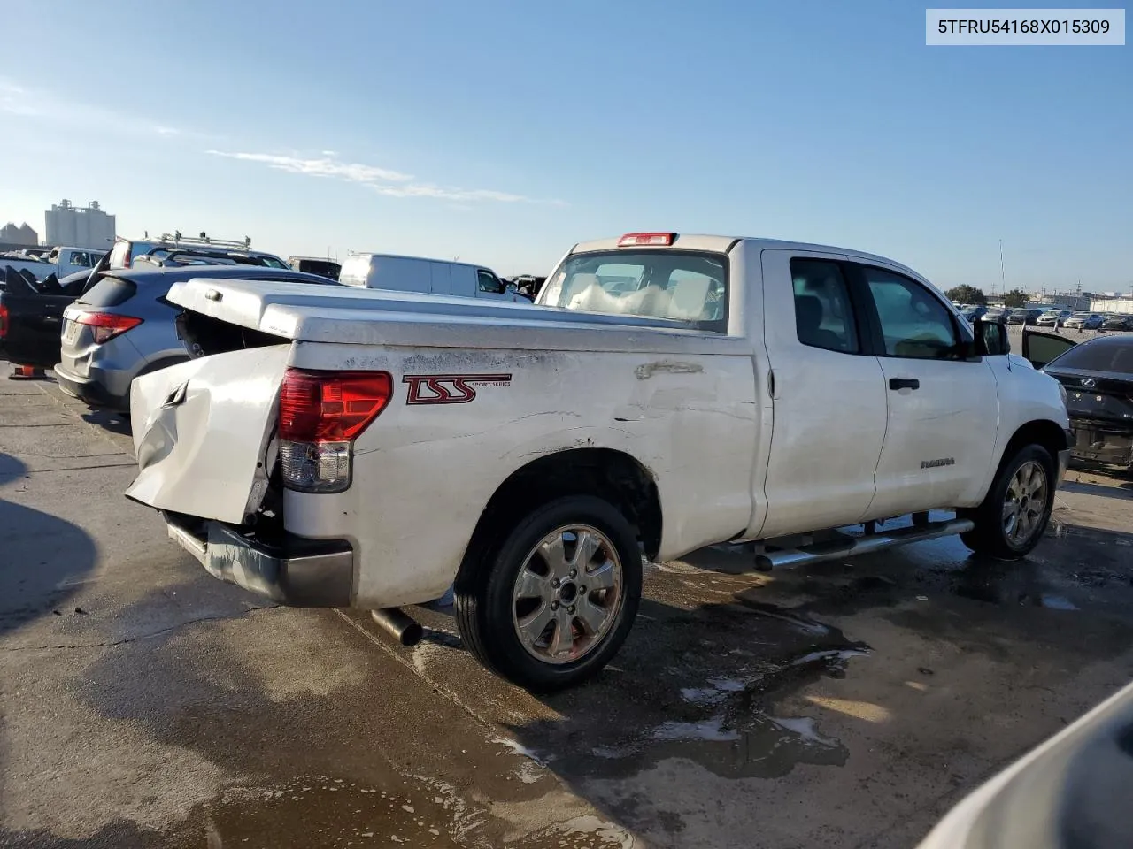 2008 Toyota Tundra Double Cab VIN: 5TFRU54168X015309 Lot: 76064304