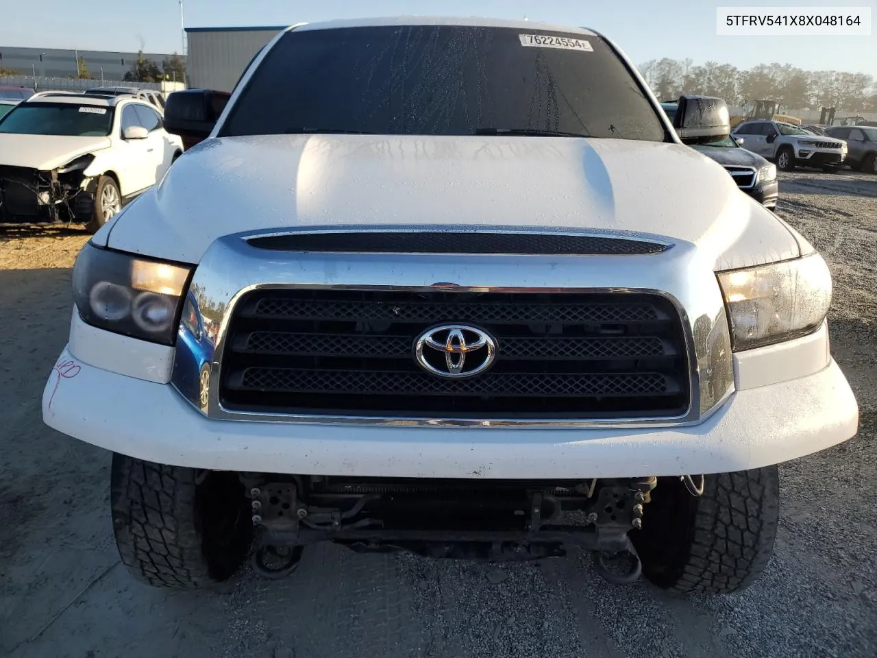 2008 Toyota Tundra Double Cab VIN: 5TFRV541X8X048164 Lot: 76224554