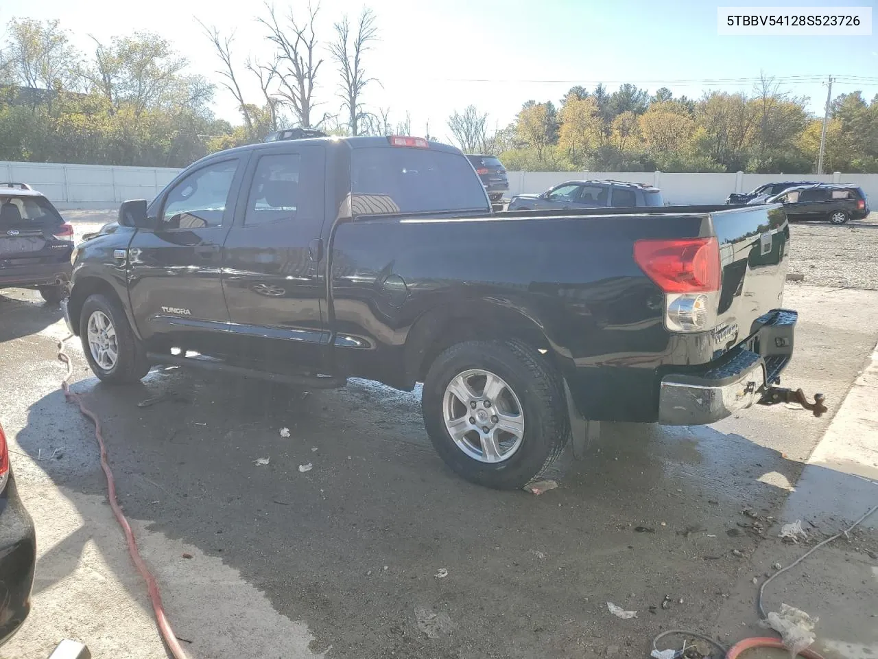 2008 Toyota Tundra Double Cab VIN: 5TBBV54128S523726 Lot: 76378704