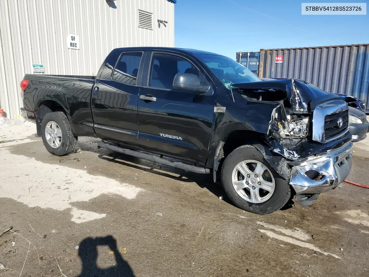 2008 Toyota Tundra Double Cab VIN: 5TBBV54128S523726 Lot: 76378704