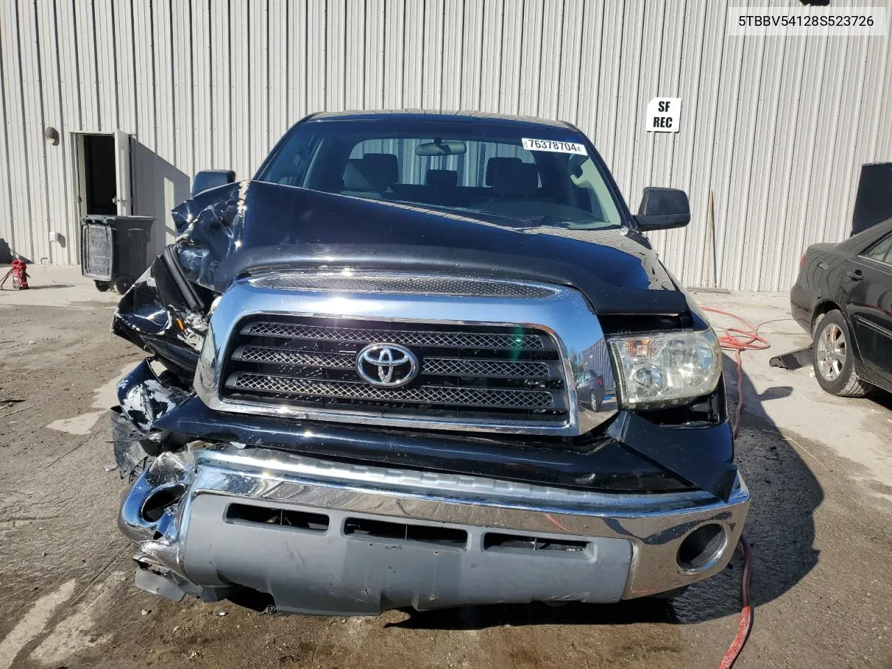 2008 Toyota Tundra Double Cab VIN: 5TBBV54128S523726 Lot: 76378704