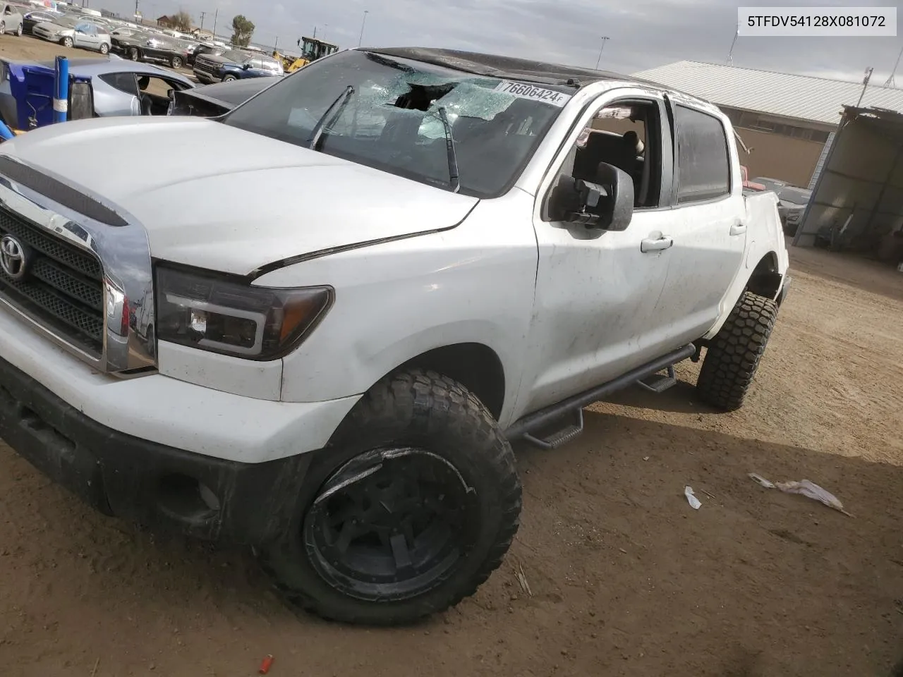 2008 Toyota Tundra Crewmax VIN: 5TFDV54128X081072 Lot: 76606424