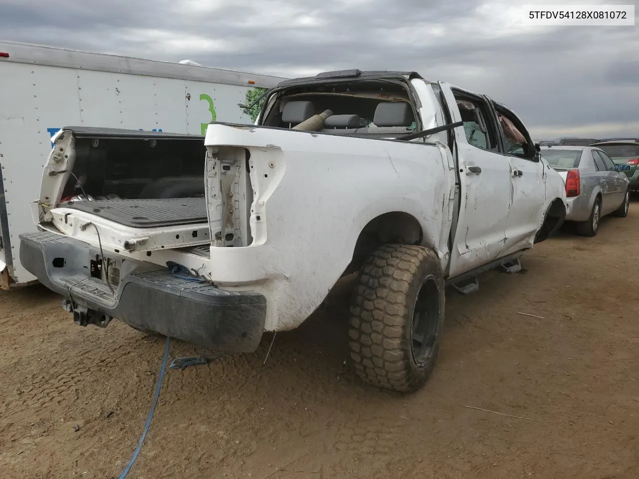 2008 Toyota Tundra Crewmax VIN: 5TFDV54128X081072 Lot: 76606424