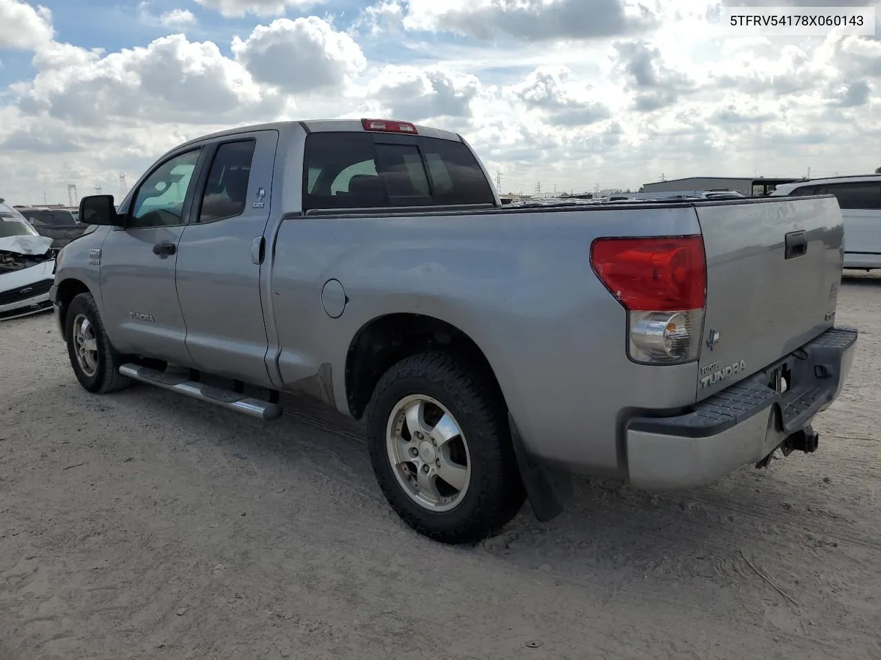 2008 Toyota Tundra Double Cab VIN: 5TFRV54178X060143 Lot: 76924814