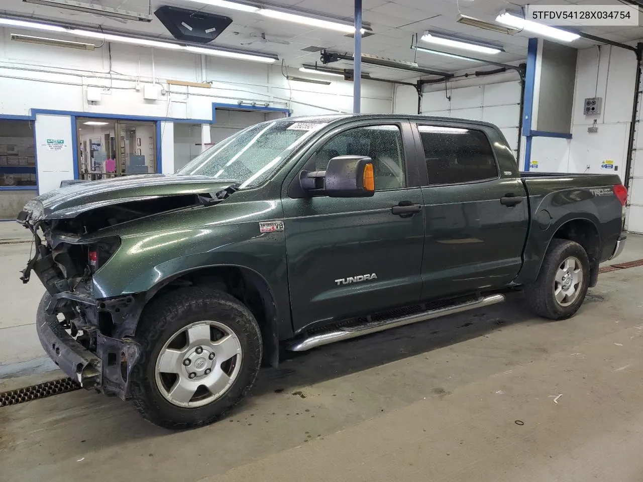 2008 Toyota Tundra Crewmax VIN: 5TFDV54128X034754 Lot: 76925924