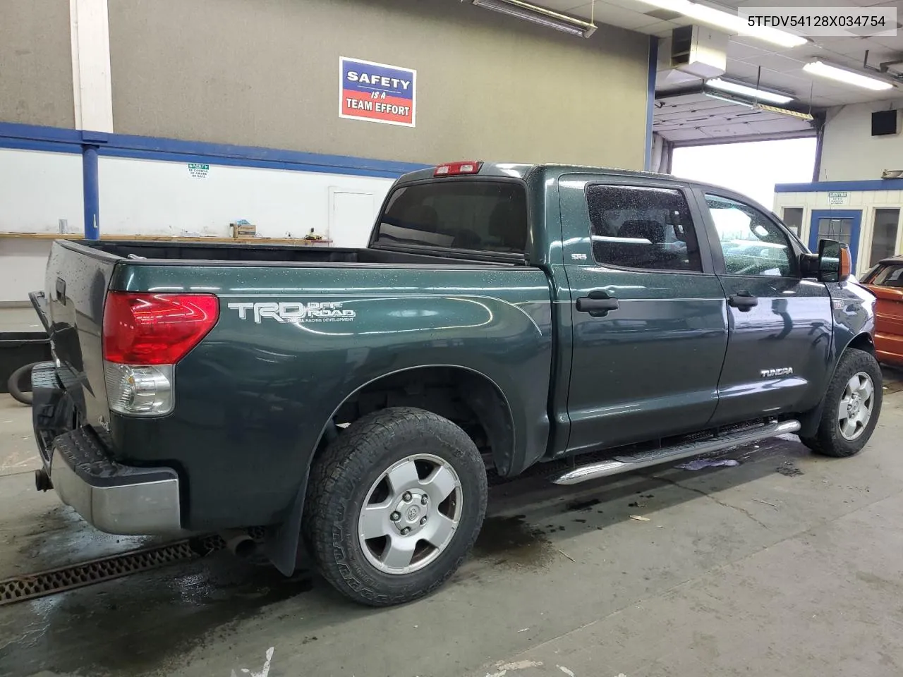 2008 Toyota Tundra Crewmax VIN: 5TFDV54128X034754 Lot: 76925924