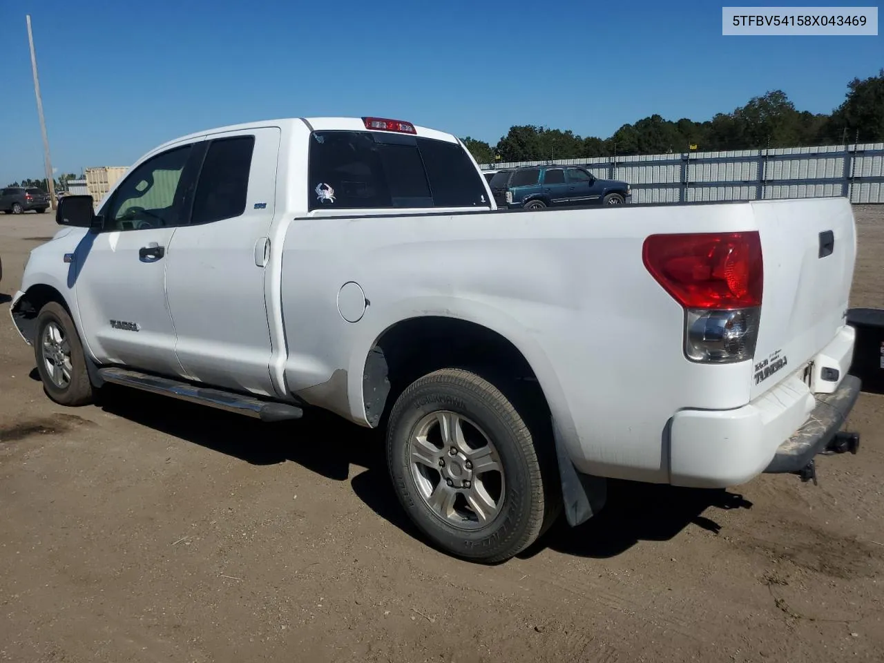 2008 Toyota Tundra Double Cab VIN: 5TFBV54158X043469 Lot: 77226844