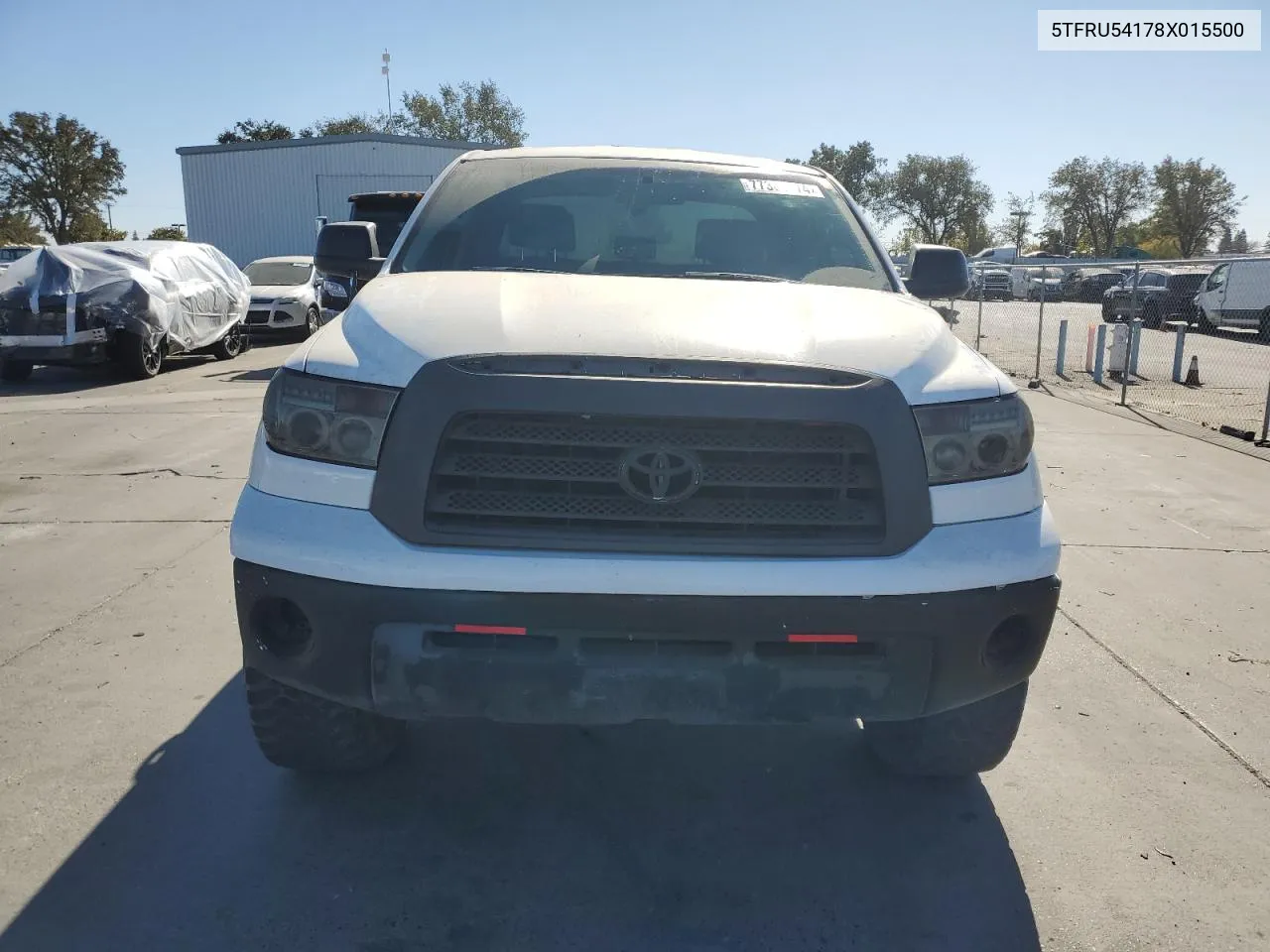 2008 Toyota Tundra Double Cab VIN: 5TFRU54178X015500 Lot: 77383674