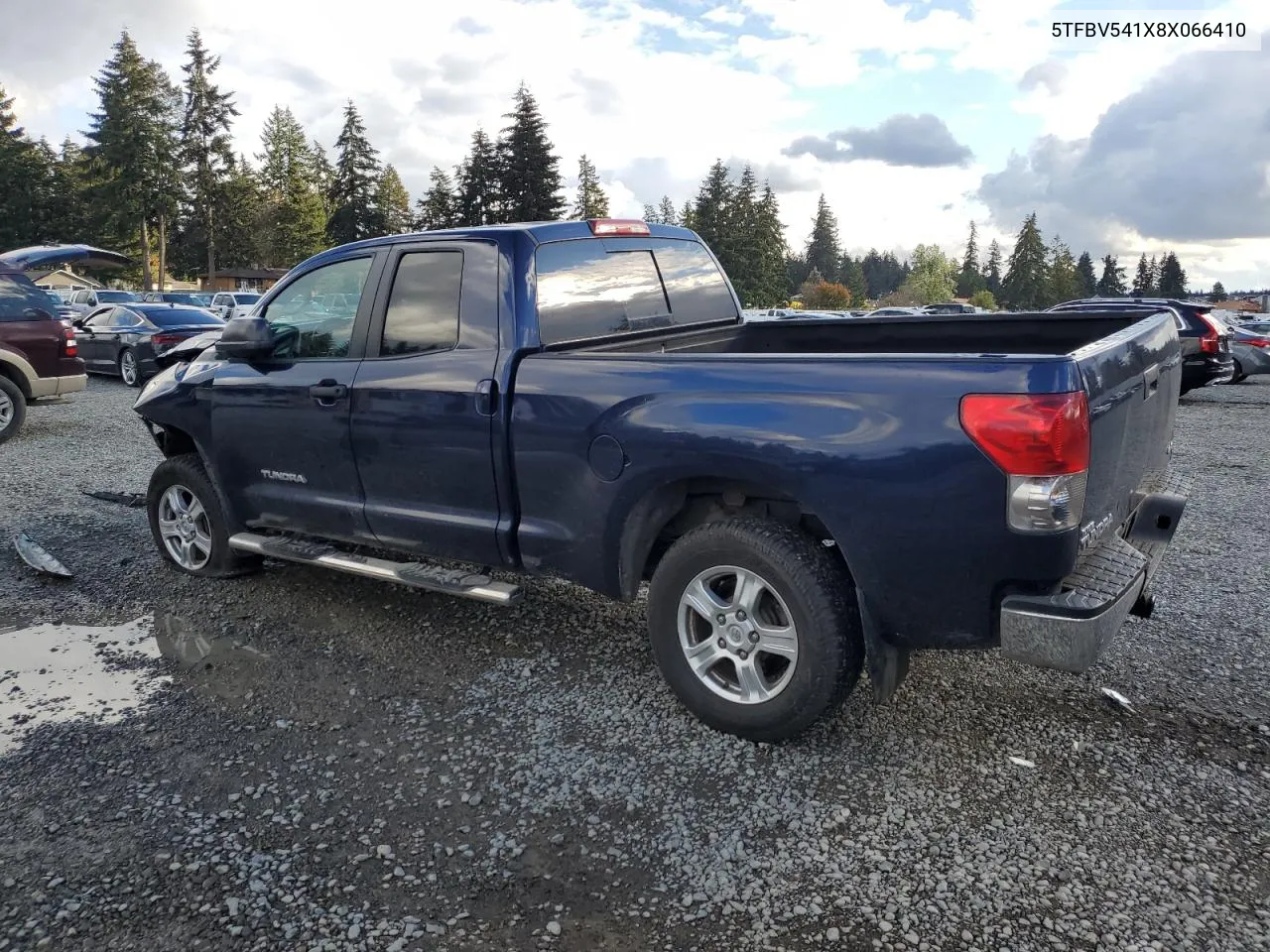 2008 Toyota Tundra Double Cab VIN: 5TFBV541X8X066410 Lot: 77383834