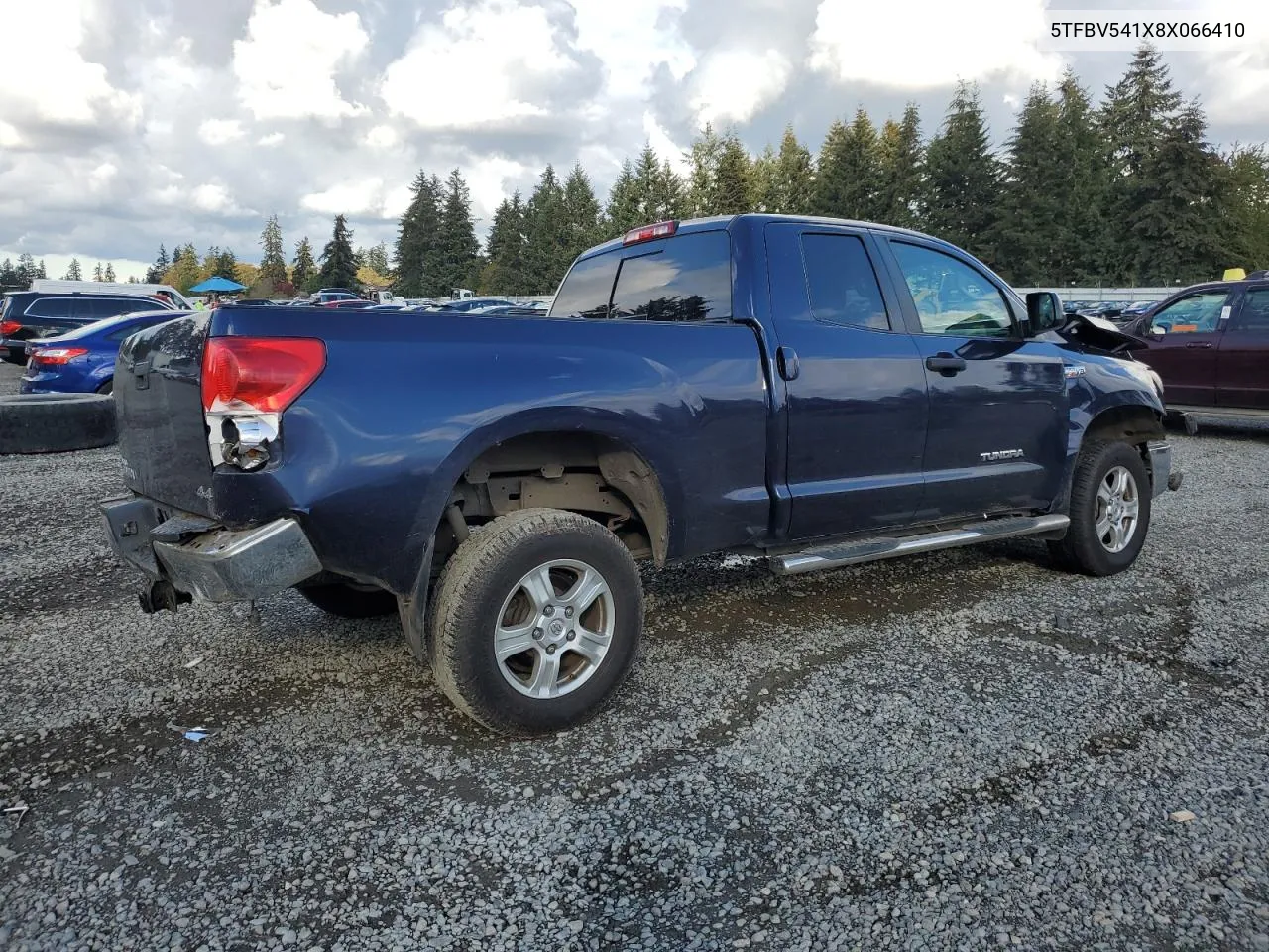 2008 Toyota Tundra Double Cab VIN: 5TFBV541X8X066410 Lot: 77383834