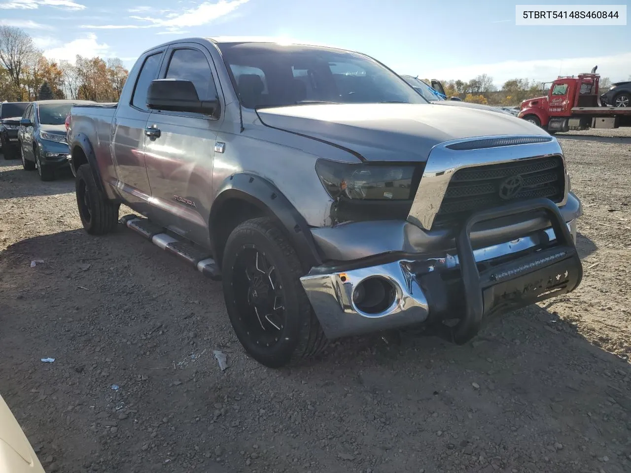 2008 Toyota Tundra Double Cab VIN: 5TBRT54148S460844 Lot: 77395134