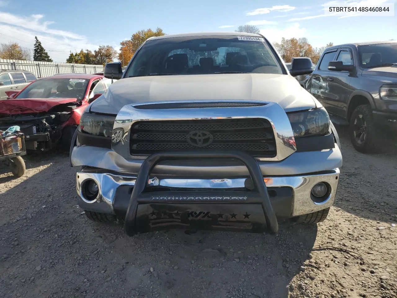 2008 Toyota Tundra Double Cab VIN: 5TBRT54148S460844 Lot: 77395134