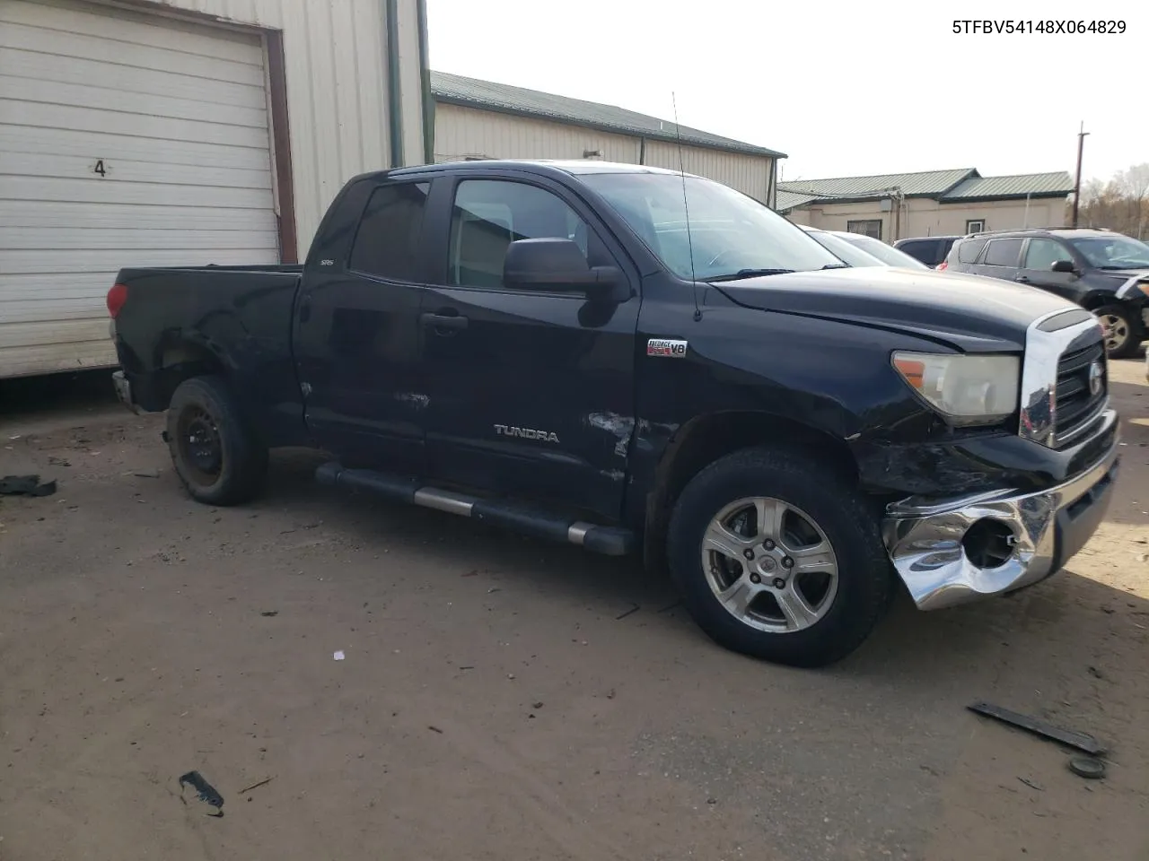 2008 Toyota Tundra Double Cab VIN: 5TFBV54148X064829 Lot: 77463294