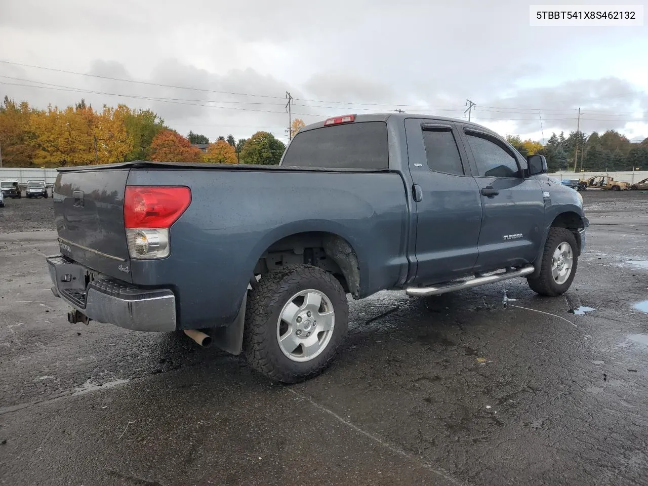 2008 Toyota Tundra Double Cab VIN: 5TBBT541X8S462132 Lot: 77469214