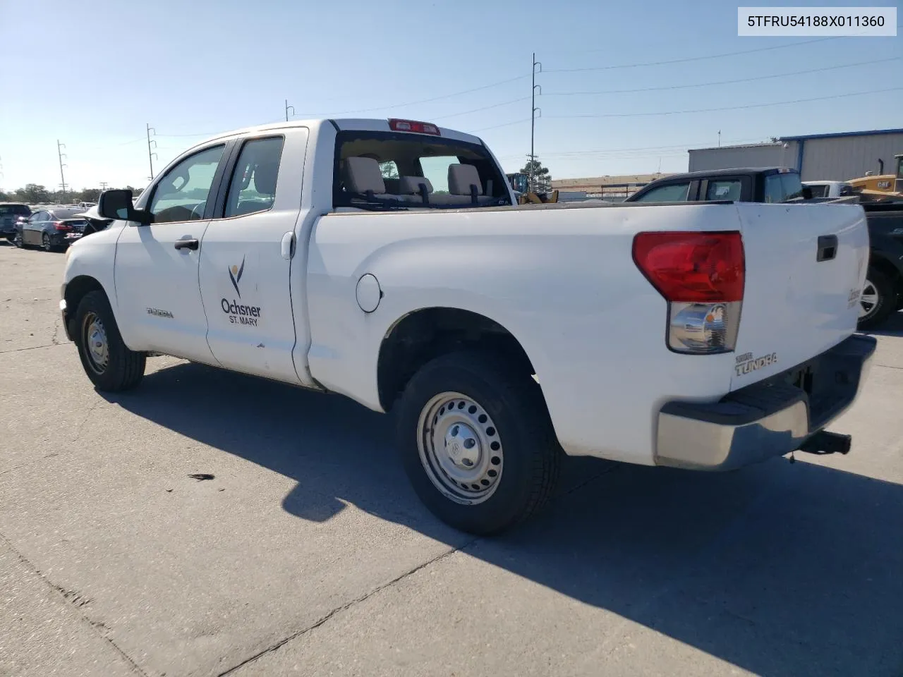 2008 Toyota Tundra Double Cab VIN: 5TFRU54188X011360 Lot: 77505074