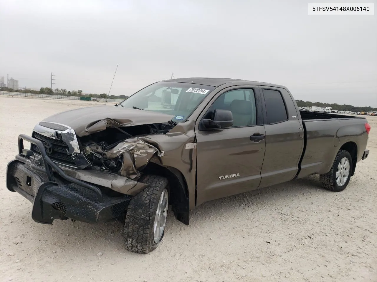 2008 Toyota Tundra Double Cab VIN: 5TFSV54148X006140 Lot: 79032404