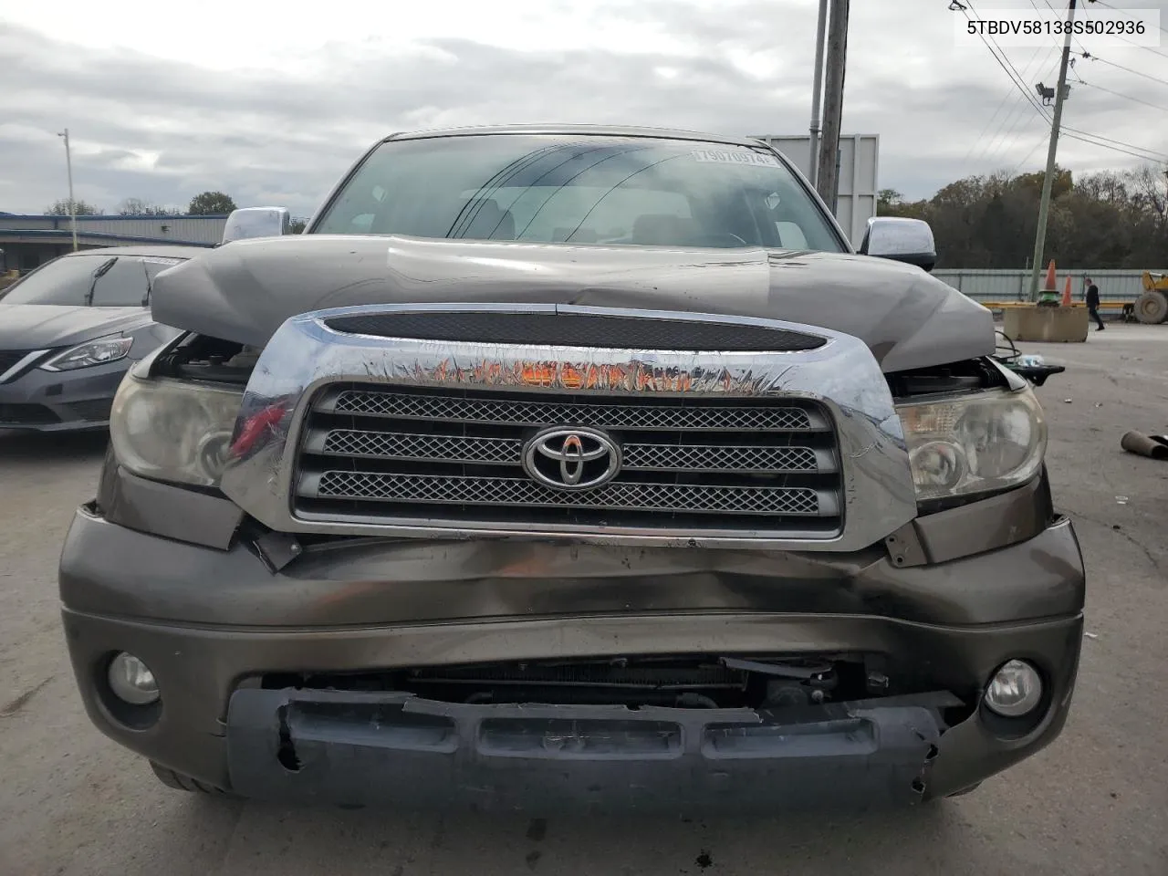 2008 Toyota Tundra Crewmax Limited VIN: 5TBDV58138S502936 Lot: 79070974