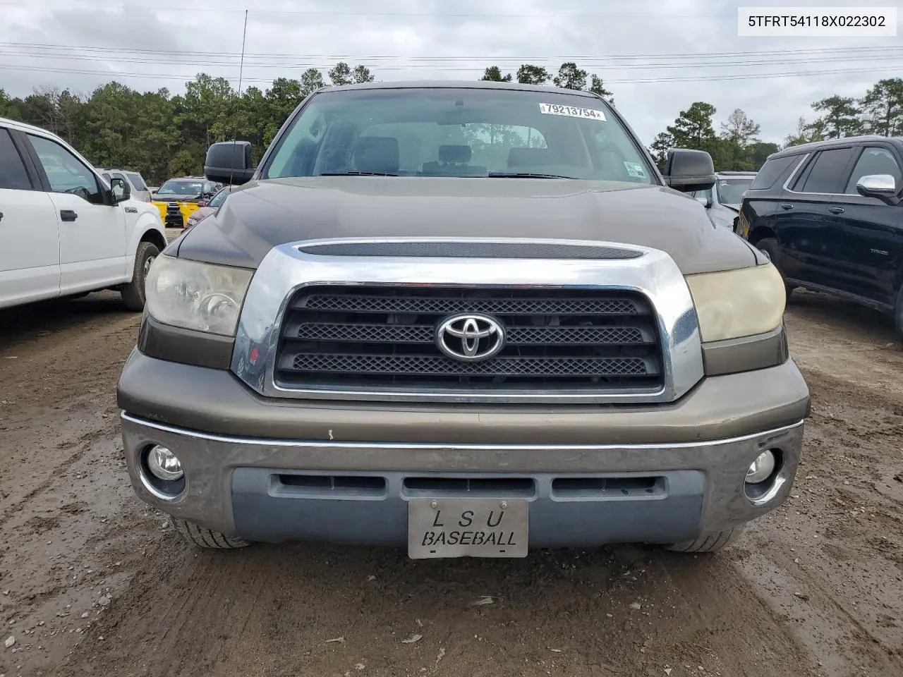 2008 Toyota Tundra Double Cab VIN: 5TFRT54118X022302 Lot: 79213754