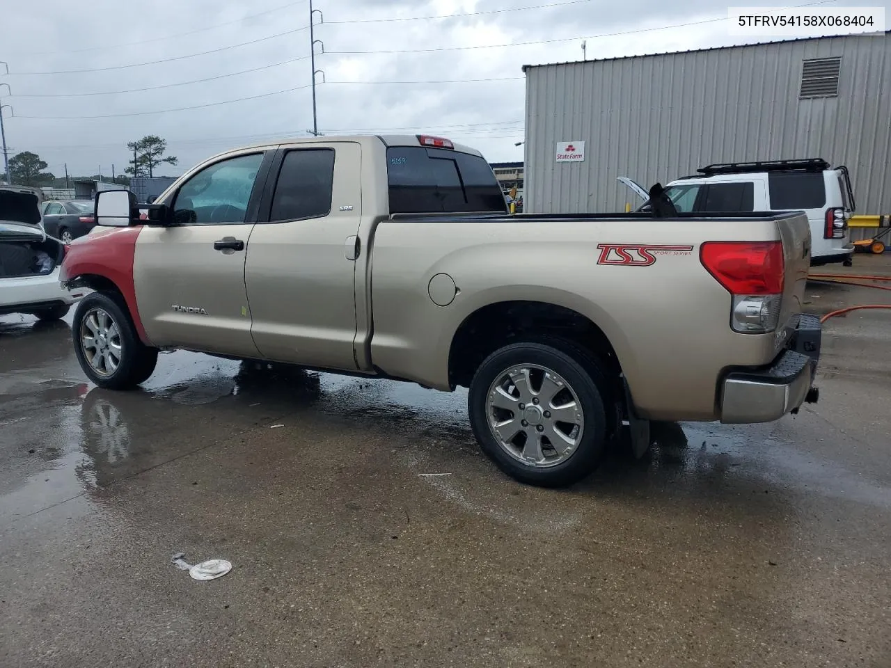 2008 Toyota Tundra Double Cab VIN: 5TFRV54158X068404 Lot: 79227424