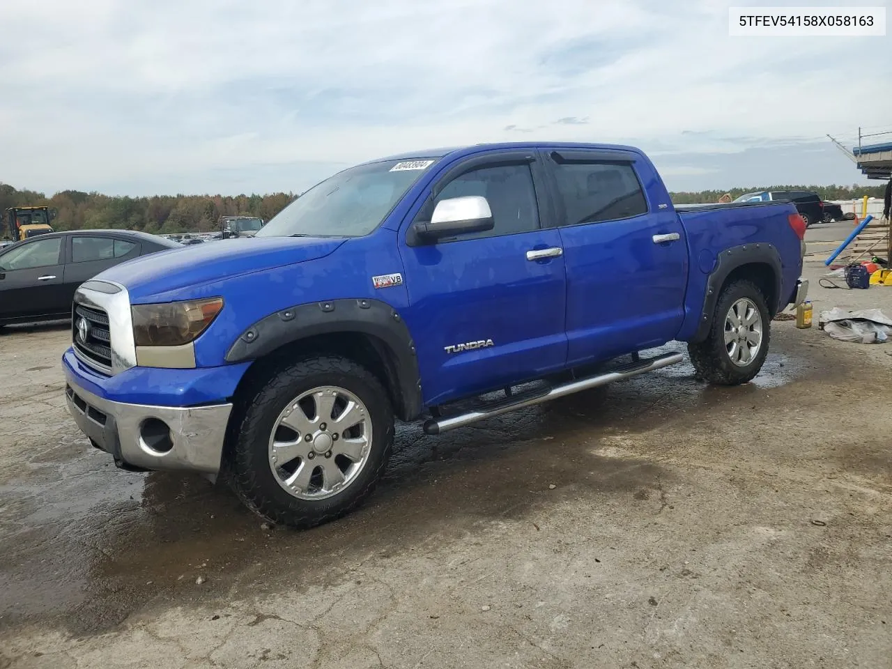 2008 Toyota Tundra Crewmax VIN: 5TFEV54158X058163 Lot: 80483904