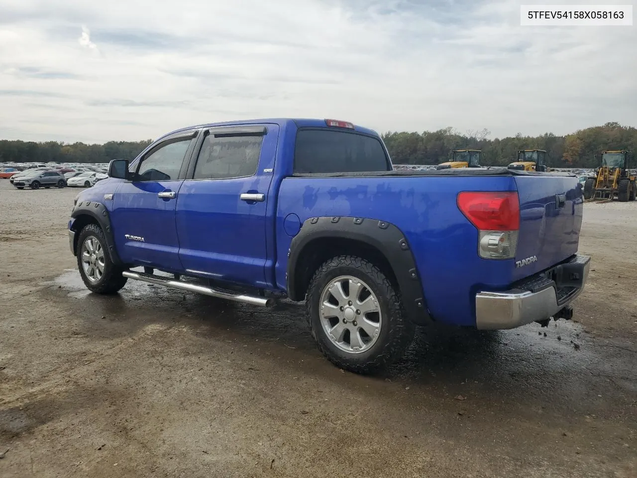 2008 Toyota Tundra Crewmax VIN: 5TFEV54158X058163 Lot: 80483904