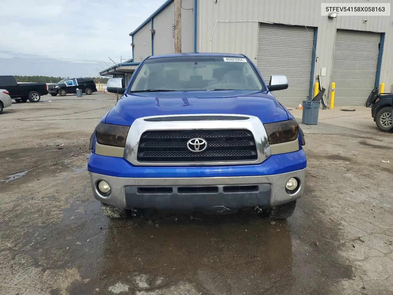 2008 Toyota Tundra Crewmax VIN: 5TFEV54158X058163 Lot: 80483904