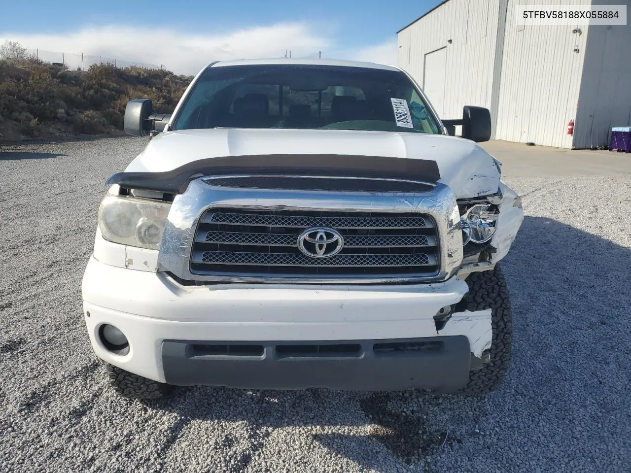 2008 Toyota Tundra Double Cab Limited VIN: 5TFBV58188X055884 Lot: 80581114