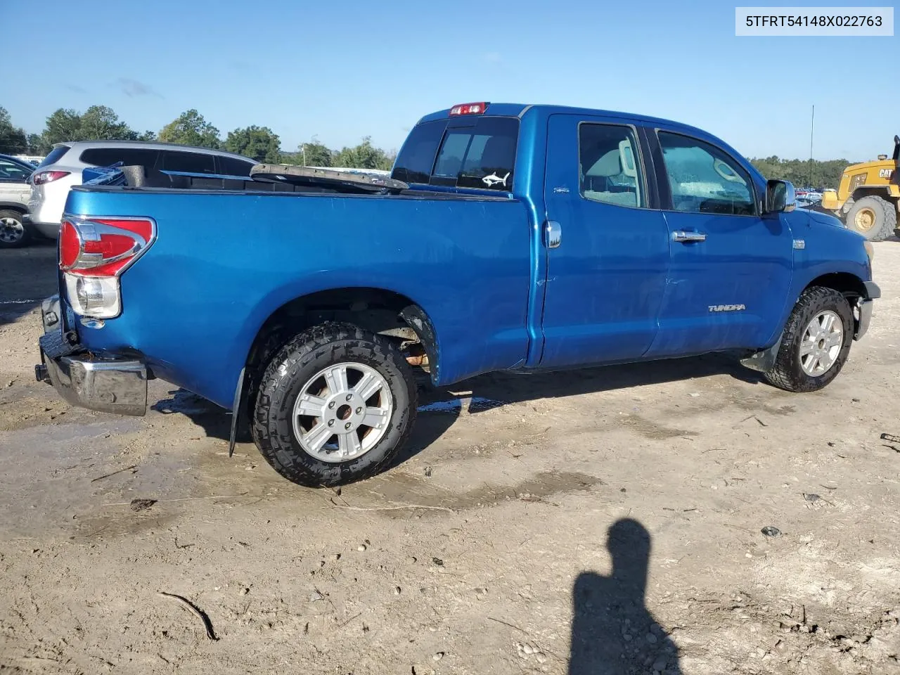 2008 Toyota Tundra Double Cab VIN: 5TFRT54148X022763 Lot: 80679634