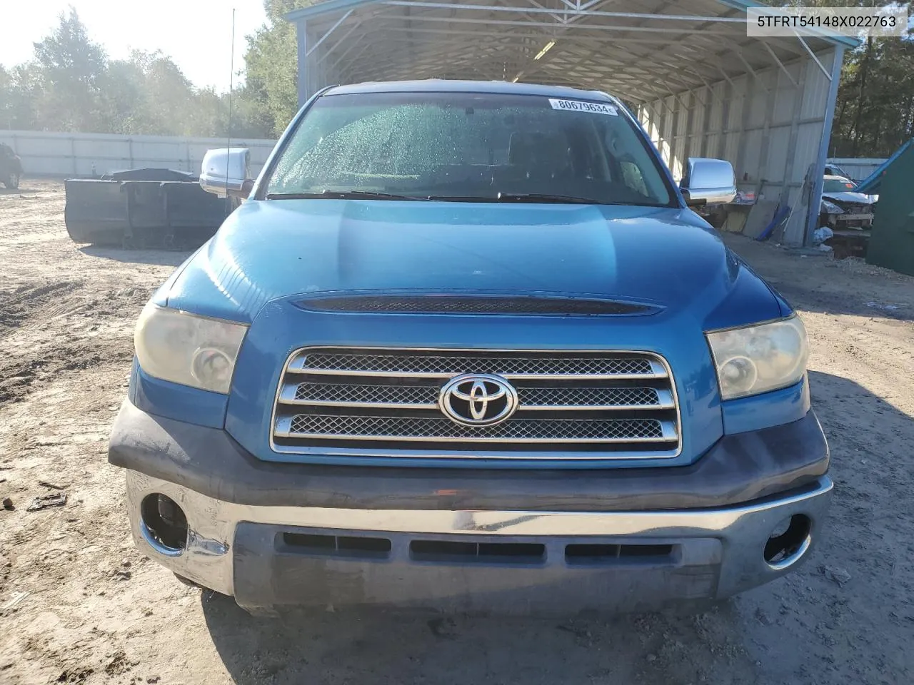 2008 Toyota Tundra Double Cab VIN: 5TFRT54148X022763 Lot: 80679634