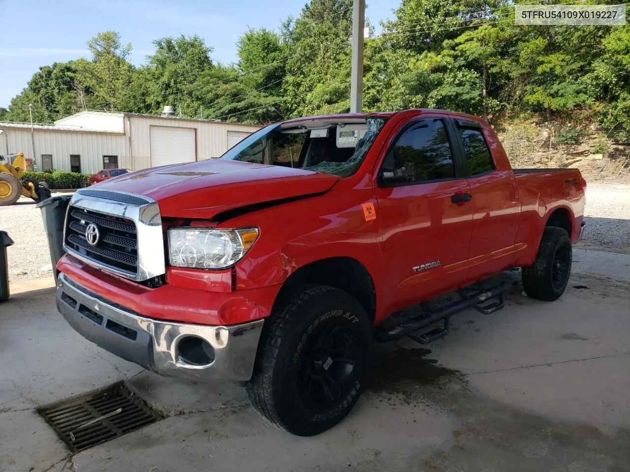 2009 Toyota Tundra Double Cab VIN: 5TFRU54109X019227 Lot: 62287034