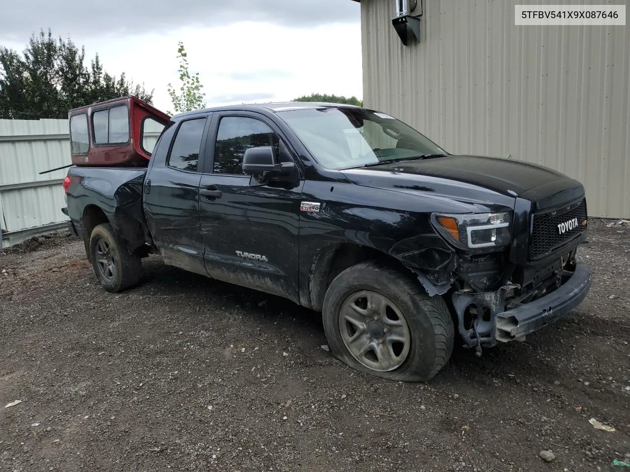 2009 Toyota Tundra Double Cab VIN: 5TFBV541X9X087646 Lot: 67162994