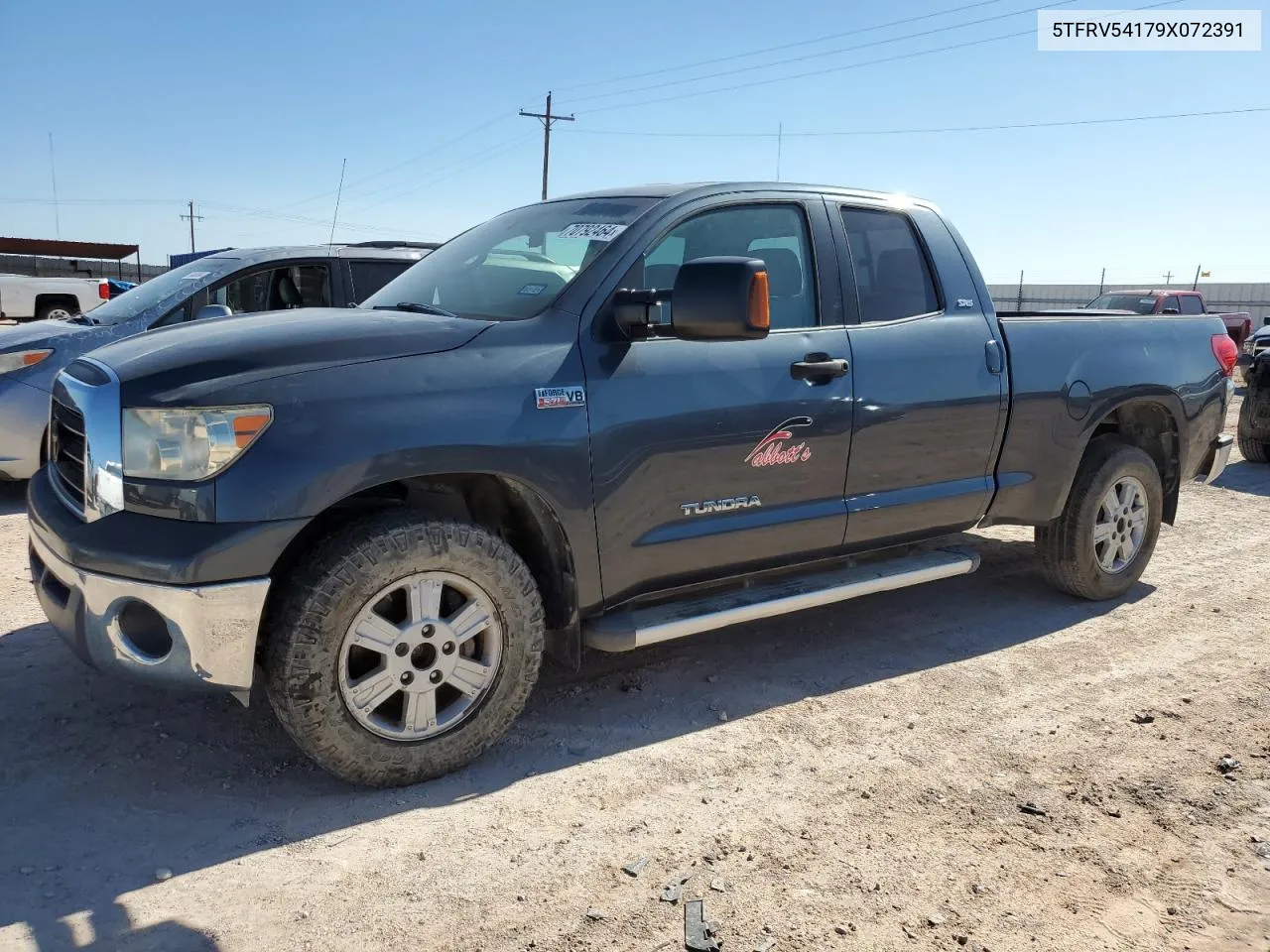 2009 Toyota Tundra Double Cab VIN: 5TFRV54179X072391 Lot: 70792464